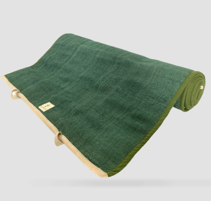 green yoga mat hempkoo
