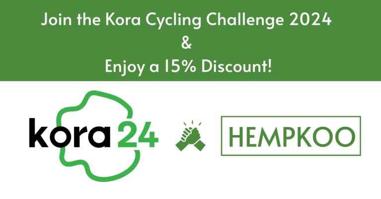 kora cycling challenge with hempkoo